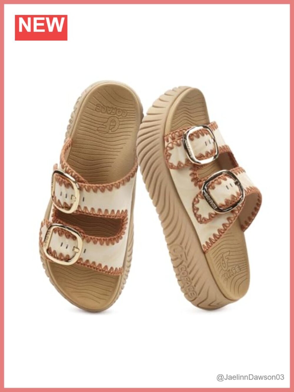 Women's Platform Sandals with Orthotic Arch Support, Boho Woven Slip On